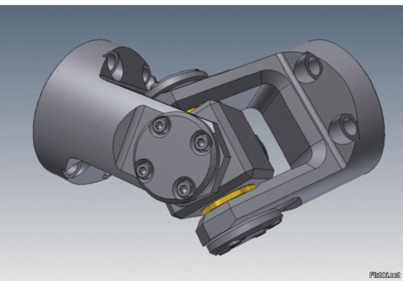 Только вот не живёт кардан при таком угле работы...
