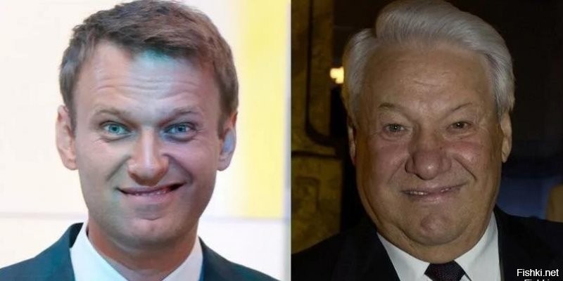 Чисто внешне Навальный - ну просто вылитый Ельцин.
