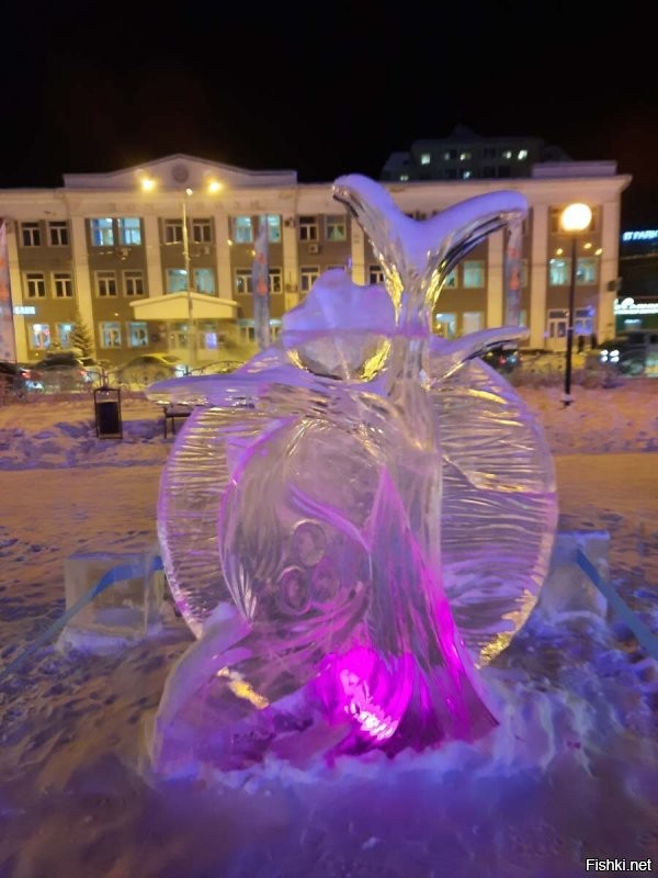 Якутск.
С начала декабря стоят на площадях города