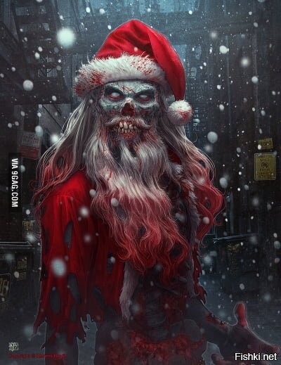 Это уже не Санта Клаус, а DEAD MOROZ