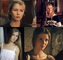 Немоляева красивая конечно женщина. А молодая, так вообще огонь. Но возможно, зная о том что красотой не обижена и играла как бы сказать... на расслабоне. Мол и так сойдёт.