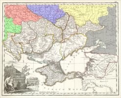 Следуя последним веяниям, уточняем кто тут у нас украинский 
Действие повести хронологически приурочено к эпизоду царствования Екатерины II, последней депутации запорожцев, состоявшейся в 1775 году и связанной с работой Комиссии по упразднению Запорожской Сечи (Википедия).
Ищем карту от 1775 года, находим карту Новороссии из 12 уездов, изучаем.
Зелёная область - Часть Подольской Губернии,
Красная область - Часть Киевской Губернии,
Синяя область - Часть Малороссийской Губернии,
Жёлтая область - Часть Слободской Украинской Губернии,
Серая область - Часть Земли Войска Донского.
Деревня Диканька располагается в Полтавской области. Ищем Полтаву. Она оказывается в Малороссийской Губернии. Следовательно, Диканька в 1755 году никак не могла быть Украинской.