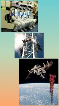 Нормально всё. Это космический лифт.