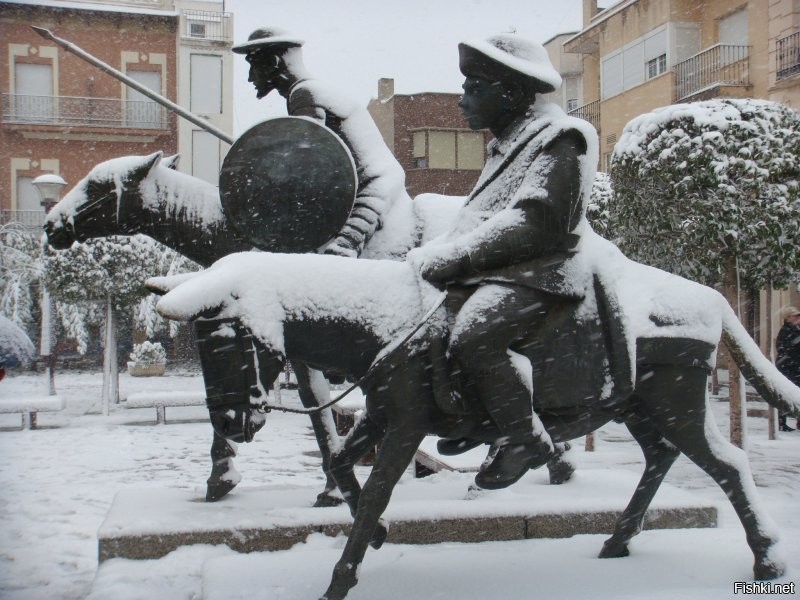 Испания в снегу