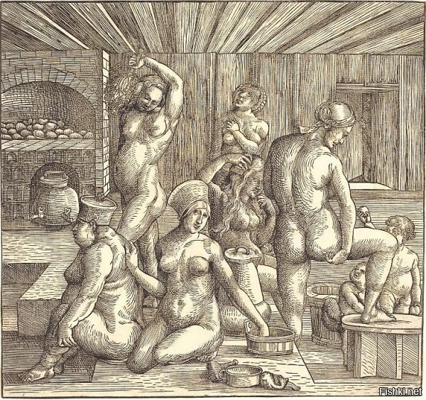 Альбрехт Дюрер – Женская баня, 1505-10.