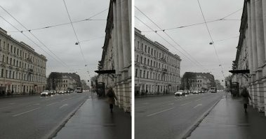 Легенда гласит, что одно из этих фото цветное а другое - чернобелое.