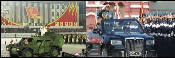 Я конечно не военный, но мне кажется что прием парада военным должен производится на военной технике. Это как то органичней будет выглядеть