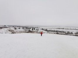 В новогодние праздники были в Константиново. До этого были летом, но решили и зимой съездить, осталось только весной, когда Ока разливается.