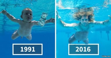 Как проходили съемки для легендарной обложки альбома «Nevermind» для Нирваны