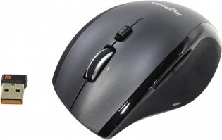 Вот такая. Logitech M705
Обычных батареек (2 шт АА) хватает на 2 года работы.