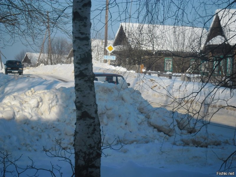 Где то лет 5 тому назад, поднавалило снегу и у нас в Тверской.