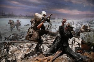 Фрагмент панорамы "Прорыв".