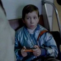 Мальчонка вырос, а всё никак с бабкой в пустом транспорте разминуться не может.