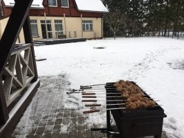 На половине фоток это говядина и жарить ее не нужно на мангале потому что просто будет не вкусной и мариновать ее не нужно . Если шашлык то вот такой .