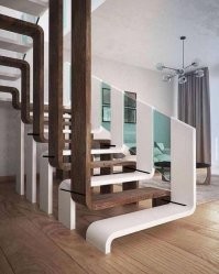 Я думаю, что и темные и белые скреплены внутри штырями - примерно так. Иначе фигня какая-то получается.