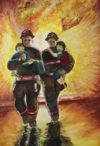 вечная память всем погибшим на пожарах... и спасибо большое парни за работу...