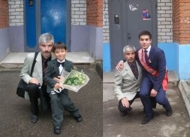 2005 и 2016
я с сыном