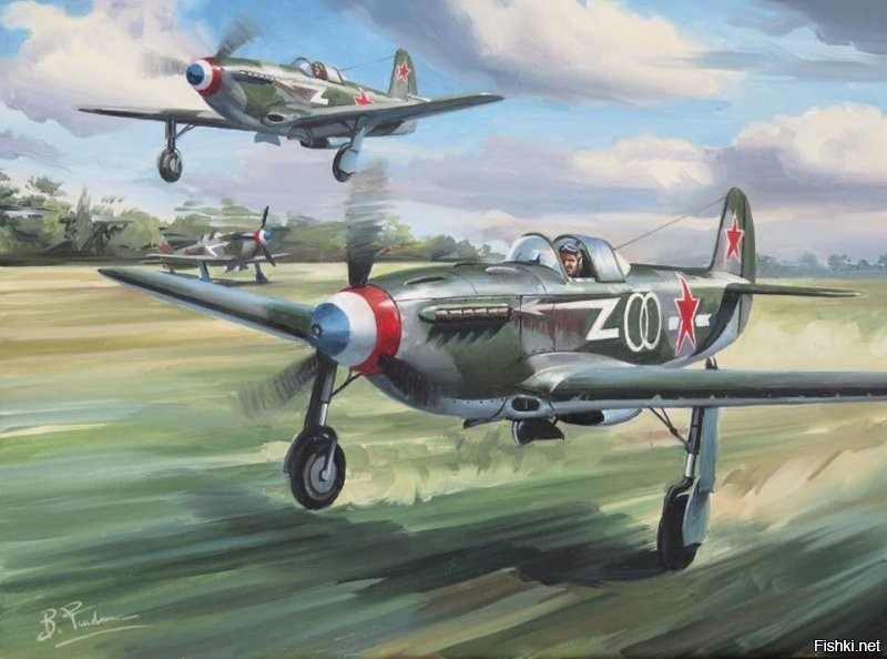 Як-3 в раскраске "Нормандии-Неман"