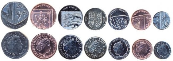 Вот такой необычный дизайн ряда монет, в основе которого реальный щит с герба Великобритании, был выпущен в 2008 году монетным двором Англии. Сами по себе монеты смотрелись привлекательно, но внимательный зритель мог догадаться, что где то должно быть продолжение! Если сложить 6 монет в правильном порядке, Вы увидите образовавшийся щит.