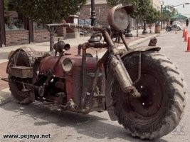 Вот челябинский мотоцикл. А то что выше есть детская коляска.