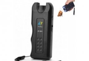 Кстати, как правило, эти шавки очень нервные и бояться ультразвуковых отпугивателей. Часто замечал, что спокойные и дружелюбные/по#уистические собаки или вообще не реагируют на ультразвук, или с удивлением поднимут ухо. Но вот такие "охранники" - которые крутятся вокруг рынков, стоянок, дворов - боятся его и зачастую в панике убегают или просто уходят. 
Не знаю, может дорогой отпугиватель "Собакам.нет" работает более эффективно, но я вот таким пользуюсь, недорогим: