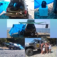 98 панелей по 250Вт (номинал) на фото видно. 

Нетухло так собрано. 
Порядка 20КВт в хороший солнечный день можно снять. 

Ну и стоит это солнечная электростанция, побольше, чем дома, на которых стоит за оставшуюся жизнь электричества потратят.  

Одних СБ тысяч на 700 рублей. 
А ещё АКБ дорогие, и контроллеры да инверторы. 

Увы, но солнечная энергетика рентабельна только там, где другой нет. 
Или нестабильно. 

Например на отдыхе, пиво охлаждать.