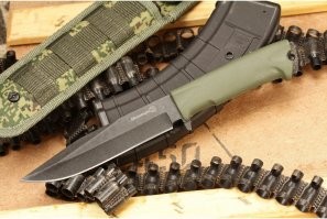 Всегда пользовался в походах, ножами Мора("Компаньон", например), по цене\качеству оч хорошие.

В последнее время, чисто по приколу, как раз хочу купить, что то аля заточенный ломик с обухом в 5мм. Пока глаз упал на "Cold steel recon tanto"(у самурая нет цели, только путь) или какой нибудь "Кизляр Милитари"(стильно, модно, молодёжно)

Дрова колоть, конечно, не собираюсь(хотяяяяя....), для коллекции пади сойдет. Я не из тех людей, кто заводит музейные экспонаты, а потом ловит инсульт, от царапин или дефектов полученных в ходе эксплуатации. 

P.S. Кто подскажет, что то подобное, для альтернативного взгляда, буду рад.