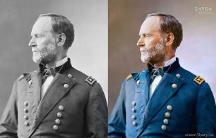 Вот так раскрашивают, в ручную, по старинке, дедовским способом.