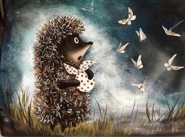 Почему-то его морда мне всегда ежика напоминала