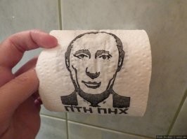 Ага, а потом подтираться вот такой туалетной бумагой.