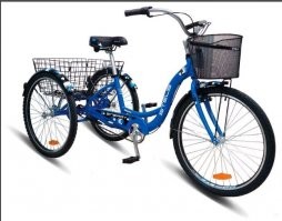 если бы я дарил велосипед пожилому человеку, то я бы выбрал низкую раму, или трёх колёсный, тоже с низкой рамой.думаю электоначинку можно в любой воткнуть, а рама удобнее