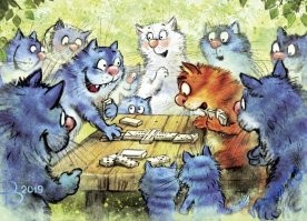 Коты минской художницы Ирины Зенюк