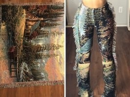 Фигура- класс! На такой даже поделки из советского ковра будут смотреться прекрасно