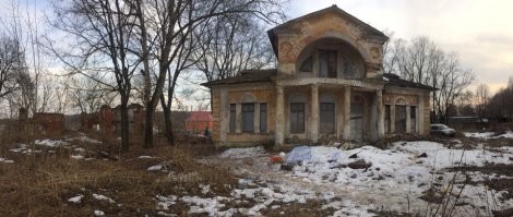 Все что осталось от места съемок. Узнаете домик? Усадьба Ляхово, Домодедовский район. Фотография старая, говорят даже это уже не сохранилось..