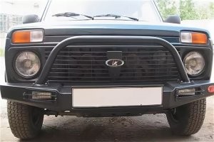 Камаз дорого, а нива с бампером из швеллера годится на 100 % и взять можно не дорого.