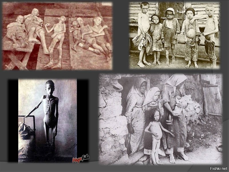 ты это называешь голодомором? в ссср в 30е годы был голодомор но тогда не стояли люди в очереди за работой и за бесплатными обедами...а лежали в куче мертвыми в виде скелетов на кладбищах... это называется "почувствуйте разницу"