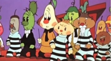 Они не платили налоги, поэтому синьор Помидор посадил их в тюрягу...