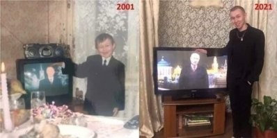 20 фотосравнений, которые помогут взглянуть на историю по-новому