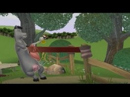 Касплей на игру "Рога и копыта" (Barnyard) - запускаем Пека в космос...