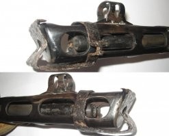 ---колючая проволока насаживается на дуло и перебивается одним выстрелом. «Это буквально ноу-хау»---

Приспособление для перебивания проволоки из пистолетов-пулеметов ППД и ППШ.