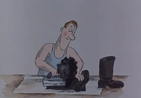 "Про Сидорова Вову" 1985 год. Тиктокер со своим "изобретением велосипеда" чуток опоздал.