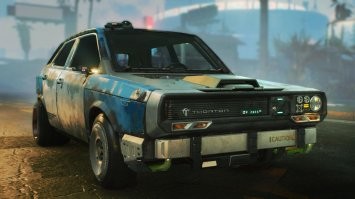 Кажется, это реальный прототип тачки из Киберпанка 2077. Внутри тоже примерно в таком стиле