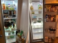 У меня несколько вопросов: 
Продукты из холодильника сожрали или выбросили? И откуда на дверке появились новые полки?


А это точно фильтр?