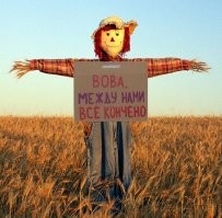 Если снеговикам можно, то огородным пугалам тоже не запрещено .