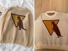 Справа таракан а не динозавр.