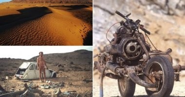 Я бы тебе ручкой помахал в ответ в пустыне, собирай драндулет, если тяму хватит)