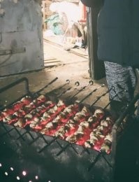 На выходных в гаражах с соседями открыли сезон :)