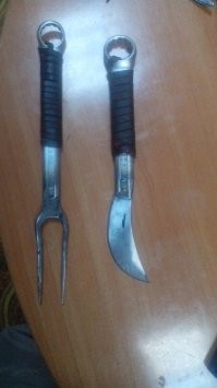 вот мой набор для шашлыка