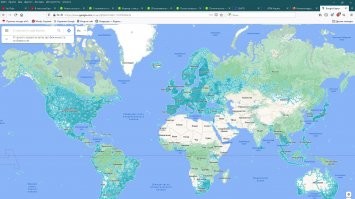 Панорамы и дороги на картах Google.