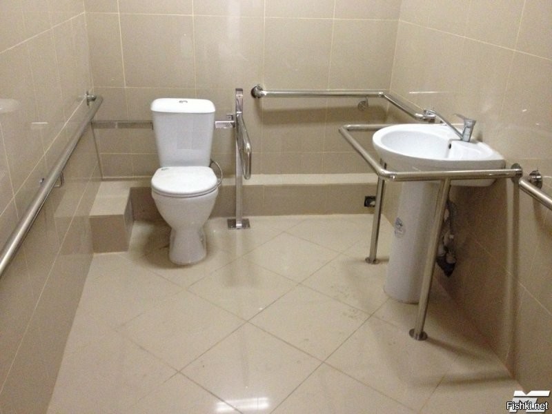 Поверю Вам на слово. Хотя туалет для инвалидов должен выглядеть слегка по-другому.